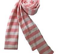 Maxtonser Sciarpa Donna Raffreddata A Righe Sciarpe Lunghe In Maglia Fashion Unisex Sciarpa Da Strada Casual Rosa