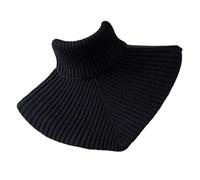 Maxtonser Sciarpa invernale lavorata a maglia da donna a collo alto lavorata a maglia, sciarpa solida per donne alla moda