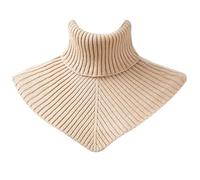 Maxtonser Sciarpa invernale lavorata a maglia da donna a collo alto lavorata a maglia, sciarpa solida per donne alla moda