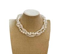 Maxtonser Semplice e collana delicata collana con perline collana collana elegante collana set per donne festa di nozze