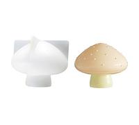 Maxtonser Stampi in resina a forma di fungo, stampo in silicone a forma di fungo lucido per decorazioni domestiche, ornamenti artistici