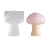 Maxtonser Stampi in resina a forma di fungo, stampo in silicone a forma di fungo lucido per decorazioni domestiche, ornamenti artistici