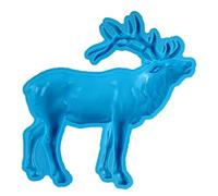 Maxtonser Stampi in silicone a forma di alce stampo in resina animale grande statua di animali che fanno stampo per colata epossidica per decorazione da parete per porte