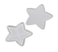Maxtonser Stampi per shaker in resina a forma di cuore quadrato rotondo a stella sottobicchiere stampo in silicone tappetino per tazze stampi epossidici per sabbie mobili stampo a cornice fatta a mano