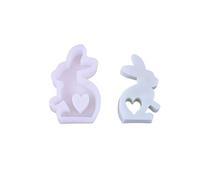 Maxtonser Stampo flessibile in silicone a forma coniglio Stampi da, A