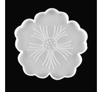 Maxtonser Stampo in silicone a forma di fiore grande per tazza di frutta vassoio in agata stampi in resina epossidica arte