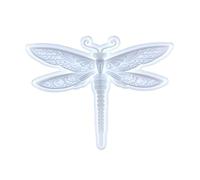 Maxtonser Stampo in silicone con ciondolo a forma di libellula in rilievo, decorazione da parete, in resina epossidica, per artigianato