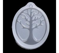 Maxtonser Stampo in silicone epossidico per orecchini a forma di albero, portachiavi, ciondolo per gioielli artigianali per San Valentino