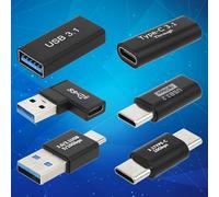 Maxtonser USB C a Tipo C maschio femmina convertitore dati connettore USB C a tipo C maschio femmina convertitore connettore