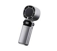 Maxtonser Ventilatore portatile portatile da esterno 0-100 velocità piccolo raffreddamento USB C ricaricabile 5200 mAh ventola di raffreddamento con compresse fredde
