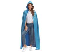 maxToonrain Costume da Abba anni '70, da uomo e da donna, per adulti, a lunghezza intera, con mantello con brillantini, per Halloween, Natale, martedì grasso, carnevale, feste in stile retrò (oro, 150