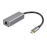 MAXTRACK Adattatore LAN USB C - Adattatore Ethernet USB-C a RJ45, adattatore Ethernet USB-C da 1 Gbit/s, compatibile con MacBook, iPad Pro, notebook, alloggiamento in alluminio, contatti dorati, Plug
