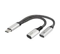 Maxtrack MA11L USB-C® Adattatore [1x spina USB-C® - 2x presa USB-C® (Power Deli