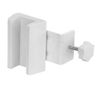 MaxTrack NVZ5WL - Ciabatta elettrica con morsetto, design innovativo per un facile accesso, facile installazione senza attrezzi, supporto per ciabatta, supporto per gambe del tavolo