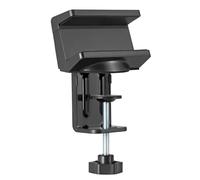 MaxTrack NVZ1L - Morsetto da tavolo per ciabatta elettrica o hub USB da 40 - 60 mm di larghezza, supporto da scrivania, cuscinetti protettivi in silicone, supporto per ciabatta