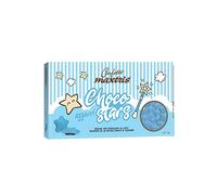 MAXTRIS - CHOCO STARS - STELLINE DI CIOCCOLATO AL LATTE - CONFEZIONE DA 500G (Celeste)