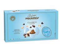 Maxtris Confetti Ciocomandorla Classico Azzurro Scatola da 1 Kg Senza Glutine