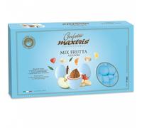 Maxtris Confetti Ciocomandorla Mix Frutta Azzurro Scatola da 1 Kg Senza Glutine
