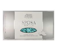 Maxtris | confetti italiani di mandorla 1 kg | sposa novella azzurro MAX-SPONOV