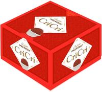 Maxtris vassoio confetti les noisettes cri cri rosso 500 gr cioconocciola con pa