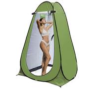 MAXVINI Tenda da doccia da campeggio, pop-up, multifunzione, per doccia, mobile, da campeggio, pieghevole, impermeabile, con borsa per il trasporto, colore: verde