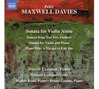 Maxwell Davies Peter - Sonata Per Violino Solo, Dance From The