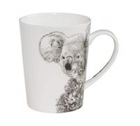 Maxwell & Williams DX0516 - Tazza da caffè alta Koala, 460 ml, in ceramica, in bianco e nero, motivo: animali, in confezione regalo