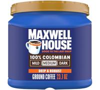 Maxwell House Caffè macinato, 22 once, tostatura media 100% colombiano