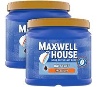Maxwell House Half Caff Medium Roast Ground Coffee (725,7 g Canisters, 2 pezzi)