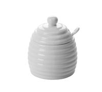 Maxwell & Williams AA6233 - Contenitore per Il Miele White Basics con Cucchiaio, Confezione Regalo
