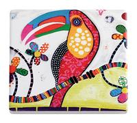 Maxwell & Williams DU0021 Smile Style Tango - Sottobicchiere in Ceramica con ripiano in Ceramica e Sughero, 9,5 cm