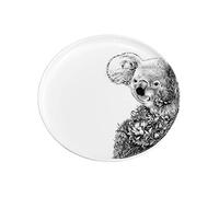 Maxwell & Williams DX0532 - Piatto Koala, in bianco e nero, diametro 20 cm, in porcellana, motivo koala, confezione regalo