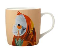 Maxwell & Williams DX0914 - Tazza da caffè Orang-Utan, 420 ml, in porcellana con motivo scimmia colorato, in confezione regalo