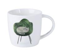 MAXWELL & WILLIAMS FELINE FRIENDS MUG 400ML ONE EYE OPEN GB