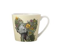 Maxwell & Williams DX1101 Tazza da caffè rotonda Elefante 370 ml - Tazza in porcellana Wild Planet, motivo: animali colorati, confezione regalo