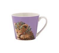 Maxwell & Williams DX1281 Tazza da caffè rotonda Leone 370 ml - Tazza in porcellana Wild Planet, motivo: animali colorati, confezione regalo