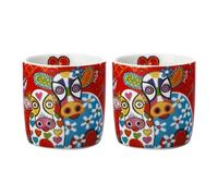 MAXWELL & WILLIAMS LOVE HEARTS SET 2 ESPRESSINI 100 ML HAPPY MOO DAY GB