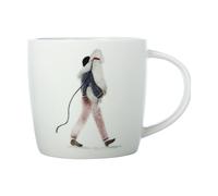 Maxwell & Williams DX1070 Tazza da caffè 400 ml - Serie Best Furry Friends - Porcellana con motivo cane colorato - Confezione regalo