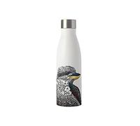 Maxwell & Williams Marini Ferlazzo Borraccia isolata con design Kookaburra che ride, doppia parete in acciaio inox, bianco, 5 ml