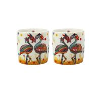 MAXWELL & WILLIAMS SMILE STYLE SET 2 ESPRESSINI 100ML FLAMB GB