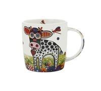 Maxwell & Williams - Tazza con mucca Betsy, in porcellana, multicolore, Porcellana, Caff, Betsy (Cow)
