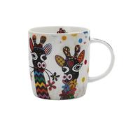 Maxwell & Williams - Tazza con mucca Betsy, in porcellana, multicolore, Porcellana, Zafara (Giraffe)