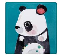 Maxwell & Williams Sottobicchiere Panda PETE CROMER in ceramica - sughero, DU0230, Set da 6