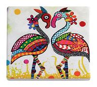 Maxwell & Williams Sottobicchiere Smile Style Flam Boy flamigo 9 x 9 cm ceramica & Sughero