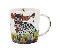 Maxwell & Williams - Tazza con mucca Betsy, in porcellana, multicolore, Porcellana, Caff, Betsy (Cow)