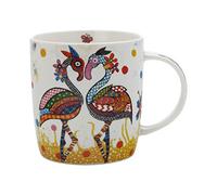 Maxwell & Williams - Tazza con mucca Betsy, in porcellana, multicolore, Porcellana, Flamboyant (Flamingo)
