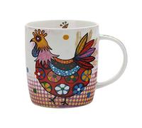Maxwell & Williams - Tazza con mucca Betsy, in porcellana, multicolore, Porcellana, Peggie (Hen)