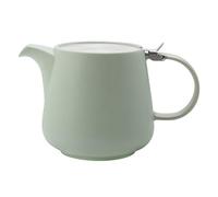 Maxwell & Williams Tint Teiera da 1200 ml, in Ceramica e Acciaio Inox, Colore: Verde Menta
