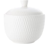 Maxwell & Williams White Basics - Zuccheriera con coperchio, in porcellana, in confezione regalo, bianco, 10 x 9,5 x 8,5 cm