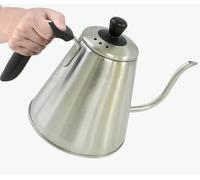 MAXWIN Pour Over Bollitore per Caffè 1L,Beccuccio Lungo a Collo di Cigno,Caffettiera Teiera Bollitore per Caffè Bollitore per Acqua Calda Acciaio Inossidabile per Fornelli a Induzione e a gas